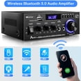 thumbnail image 4 of Amplificador WOOPKER AK45 Pro Bluetooth 5.0 HiFi Estéreo 50Wx2, 4 of 8