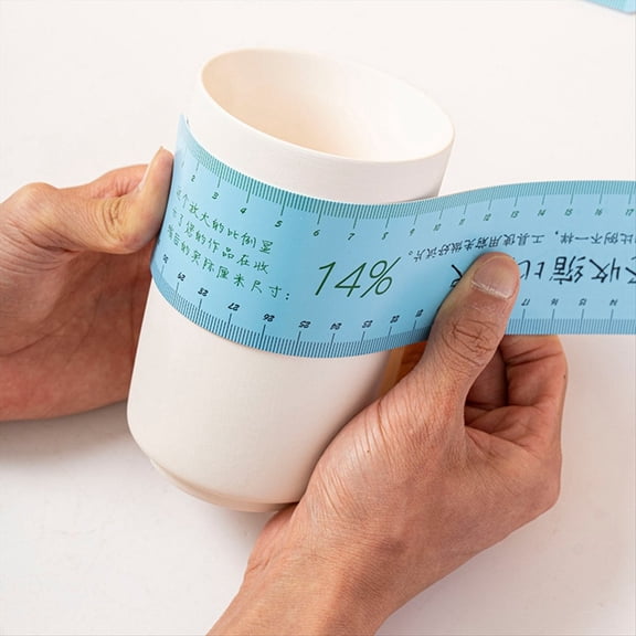 2pcs Ceramic Shrinkage Scale Set Plastic Soft Ruler DIY B