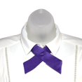thumbnail image 2 of Solid Purple Crossover Tie For Women, 2 of 4