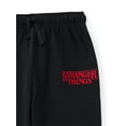 thumbnail image 2 of Netflix Stranger Things Girls Metallic Fleece Jogger Pants, Sizes 4-16, 2 of 3