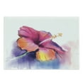thumbnail image 1 of Flower Cutting Board, Hibiscus Flower in Pastel Abstract Colorful Romantic Petal Pattern Art Print, Decorative Tempered Glass Cutting and Serving Board, Large Size, Multicolor, by Ambesonne, 1 of 1