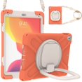 thumbnail image 2 of Funda con soporte de anillo ajustable para iPad de 9,7 pulgadas (2018) con correa para el hombro, gran soporte de anillo ajustable, protección contra golpes., 2 of 5