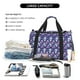 thumbnail image 5 of Disketp Skull Purple Flower Bolsa de Viaje Tipo Duffle, Bolso de Mano para Fin de Semana para Mujer, Bolsa de Gimnasio Ligera para Hombre, Esencial para Viajes, 5 of 7