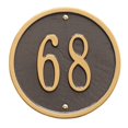 thumbnail image 1 of Whitehall 1034OG Round - 6" Diameter Wall - One Line- Bronze/Gold, 1 of 1