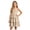 Beige, variant on Girls Spaghetti Strap Ruffled Swing Dress for Teen Tween Formal Prom Back to School Homecoming Dance Casual(Purple,13-14 Years)