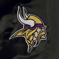 thumbnail image 4 of Men's Starter Black Minnesota Vikings Locker Room Satin Varsity Full-Snap Jacket, 4 of 4
