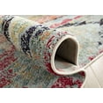 thumbnail image 3 of SAFAVIEH Monaco Collection MNC222F Boho Chic Tribal Distressed Non-Shedding Living Room Bedroom Accent Rug, 22" x 4, Multi, 3 of 4
