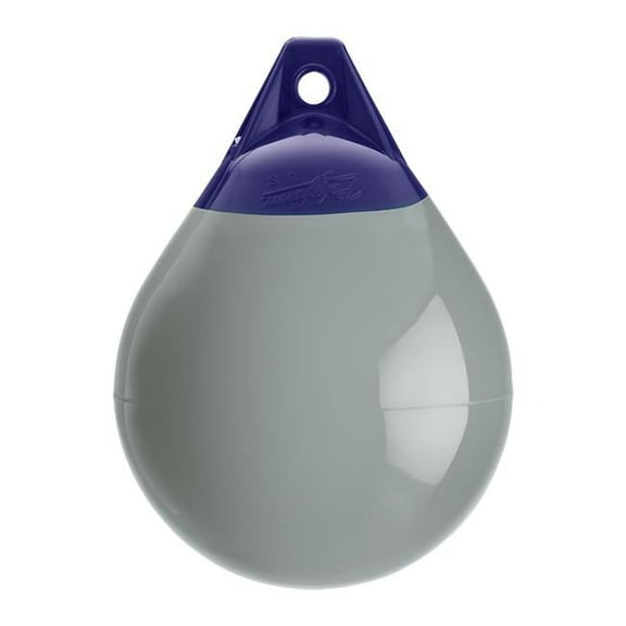 Polyform US A-2-GREY 14.5 in. dia. A-2 A Series Buoy, Gray - 30-40 ft.