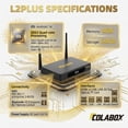 thumbnail image 3 of Colabox L2 PLUS New Streaming Media Player 4K Ultra HDMI&Ethernet Cable,4K Ultra HDMI&Ethernet Cable, 3 of 7
