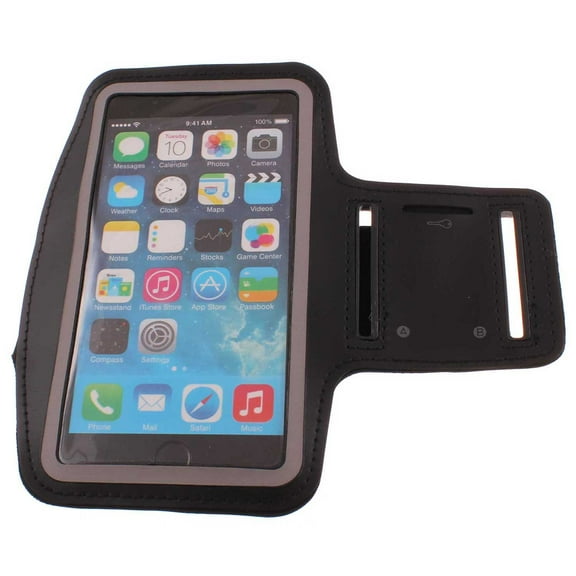 Running Armband Sports for iPhone 15/16/Pro/16e - Gym Workout Case Cover Band Arm Strap Reflective