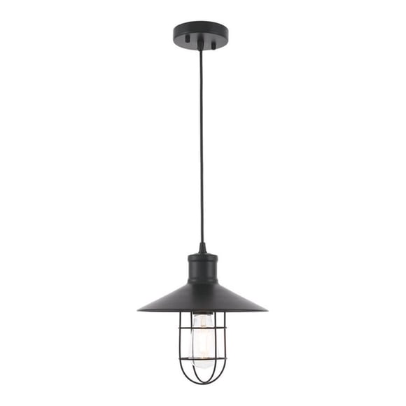 Lámpara Colgante Living District Flaneur Metal Negro 120V
