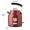 thumbnail image 5 of Haden Dorset 1.7 Liter Stainless Steel Electric Tea Kettle, Red - 75000, 5 of 10
