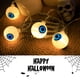 thumbnail image 5 of Luces de cadena colgantes de globo ocular impermeables de Halloween para decoración de casa encantada de fiesta, 5 of 7
