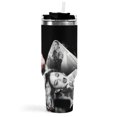 thumbnail image 3 of Madonna Vaso aislado de acero inoxidable con asa, diseño temático, regalo para familia, amigos y fans; incluye pajita y encaja en el portavasos estándar, 40 oz, 3 of 6