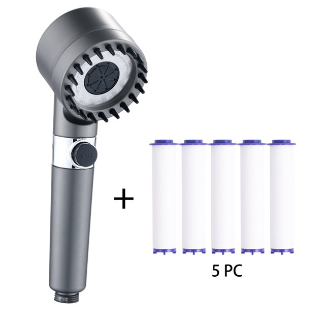 Cabezal de ducha de alta presión de 3 modos, filtro portátil, grifo de lluvia, baño, accesorios innovadores para el hogar