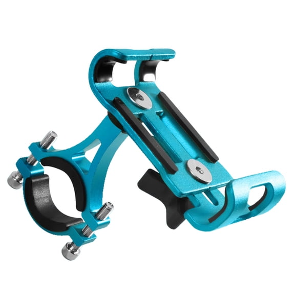 Bike & Motorcycle Phone Mount, Aluminum Alloy Bicycle Cell Phone Holder Universal Bike Handlebar Phone GPS Mount Fits for Most of Smartphones