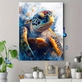 thumbnail image 4 of Qisvanset 12x16 Inch With Frame 2D Flat Wall Art Watercolor Sea Turtle Ocean Theme Home Bedroom Wall Art, 4 of 8