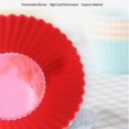 thumbnail image 1 of Silicone Cupcake Liner Baking Cup Mold Muffin Round Cake Tool Bakeware Baking, 1 of 1