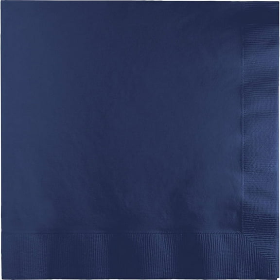 250 Count Bulk Pack Navy Blue Dinner Napkins 3 Ply