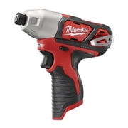 Milwaukee M12 1/4 12V محرك تأثير سداسي لاسلكي 2462-20 (أداة عارية)