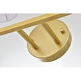 thumbnail image 5 of Living District Colson 4-Light Metal & Fabric Bath Sconce in Brass/White, 5 of 6