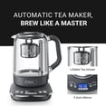 thumbnail image 3 of Joydeem Hot Tea Maker, Glass Electric Kettle with Auto Lift Tea Infuser and Temperature Control, 1.7L, JD-ZC6088G, 3 of 6