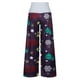 thumbnail image 4 of Pantalones largos de mujer Patrón de impresión de Navidad Impresión clara Pantalones femeninos sueltos cómodos de cintura alta Gris oscuro L, 4 of 6