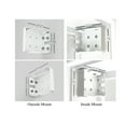 thumbnail image 7 of Linen Avenue Custom Cordless Outside Mount Faux Wood Blinds, 43.5 W X 60 H, 7 of 7