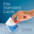 thumbnail image 3 of Merangue ID Badge Holder, Versatile ID Card Holder with Adjustable String, PVC-Free Plastic Name Tag Holder with Paper Inserts, Fits 4&rdquo; x 3&rdquo; Card, 3 of 7