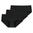 thumbnail image 1 of SCHIESSER panty para damas, paquete de 3 - Algodón invisible, sin costuras, paquete de ventajas Negro/Negro/Negro XL (X-Large), 1 of 3
