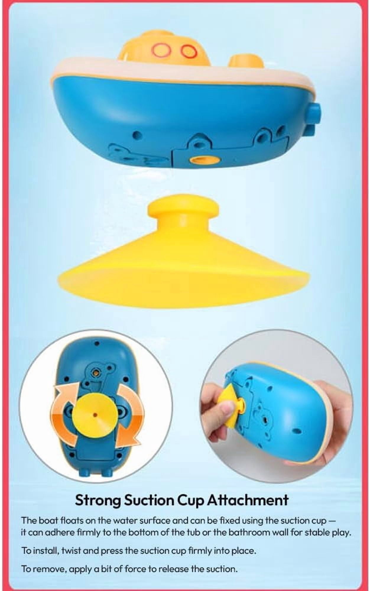 HYPERLIVING Duck Shower Set, Baby Bath Toy with Detachable Shower Head, Motorised Water Pump & 3 Floating Duck Toys, Safe Gentle Spray for Infants & Toddlers, Fun Hair Rinse Bath Play Companion