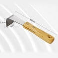thumbnail image 6 of Bark Removal Tool with Wooden Handle Stainless Steel Debarking, Spud for Garden Use Ergonomic Design for Fruit Tree Garden Use and Yard Maintenance, 6 of 9