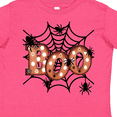 thumbnail image 4 of Inktastic Halloween Boo with Spiders in Web Boys or Girls Toddler T-Shirt, 4 of 5