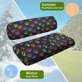 thumbnail image 5 of Uorisanigo Colorful Dog Paw Print Golf Cart Seat Covers Ezgo Anti-Scratch Golf Cart Seat Cushion Pad Breathable Golf Cart Seat Protector Cool in Summer and Warm in Winter, 5 of 7