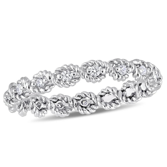 Everly Women's Diamond 10k White Gold Ring