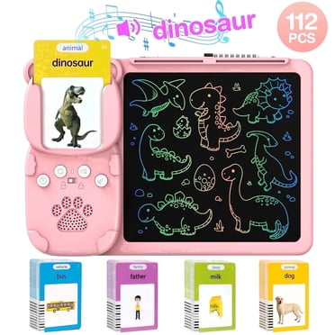 Xueyu 224 Words Talking Flash Cards with LCD Writing Drawing Tablet, 224 Count, 1 Pack