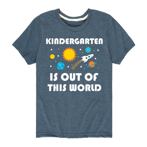 Instant Message - Out Of This World Kindergerten - Youth Short Sleeve Graphic T-Shirt