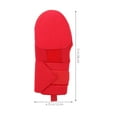 thumbnail image 4 of OUNONA Kids Catchers Mitt 1Set Red Polyester for Left Hand Users, 4 of 4
