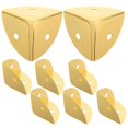 thumbnail image 1 of Durable Golden Metal Box Corner Protectors for Home with 8Pcs Iron Guards, 1 of 5