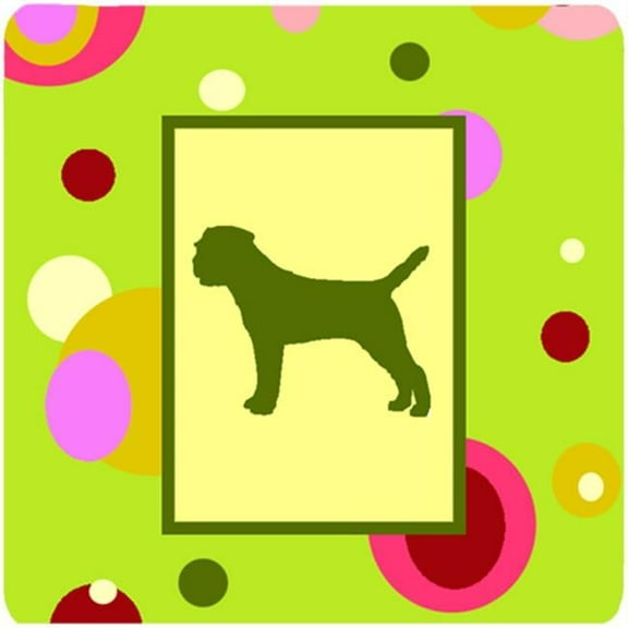 Border Terrier Foam Coasters - Set 4