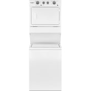 Whirlpool 3.5 Cu. Ft. Stacked Electric Laundry Center with 9 Wash Cycles and AutoDry System, White