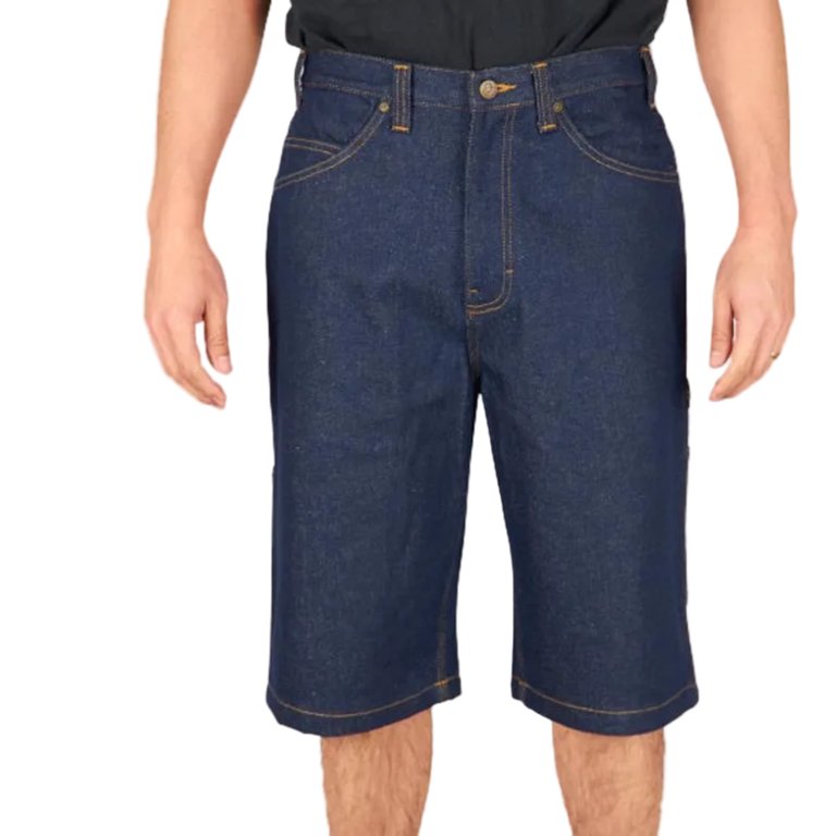 Short De Travail Vintage Ben Davis Années 90 - Taille 38 X 29, Cargo Bleu, Fabriqué En USA