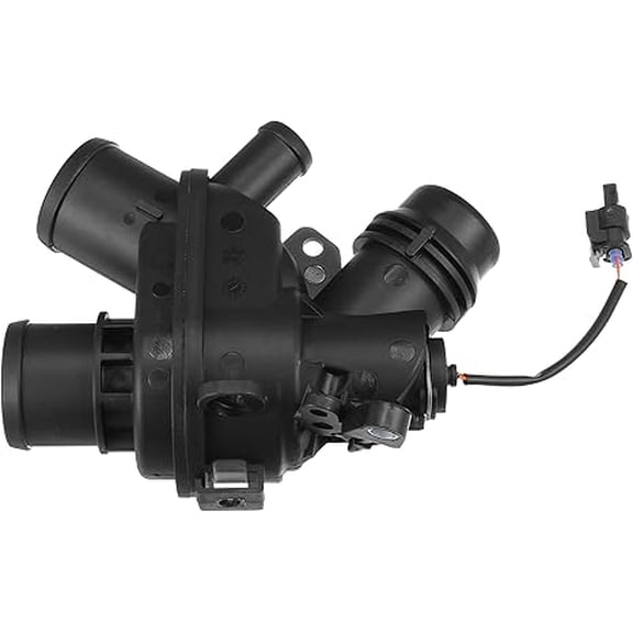 Thermostat Assembly w/Sensor Compatible with Land Rover LR4 Discovery Range Rover Sport Velar | Jaguar F-Type F-Pace XF XE XJ 3.0L V6 2013-2020 Replace LR117568 LR107288 AJ813986