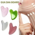 thumbnail image 3 of Double Headed Massage Gua Sha Resin Facial Roller Face Lift Up Skin Care Spa Tool, 3 of 6