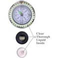 thumbnail image 4 of Qianli Boussole de Vision Lentique, Boussole de Survie Boussole de Randonnée Boussole Compacte à Main avec Sac de Transport, Boussole Étanche pour Garçon Scout Randonnée Camping Chasse Extérieur, 4 of 5