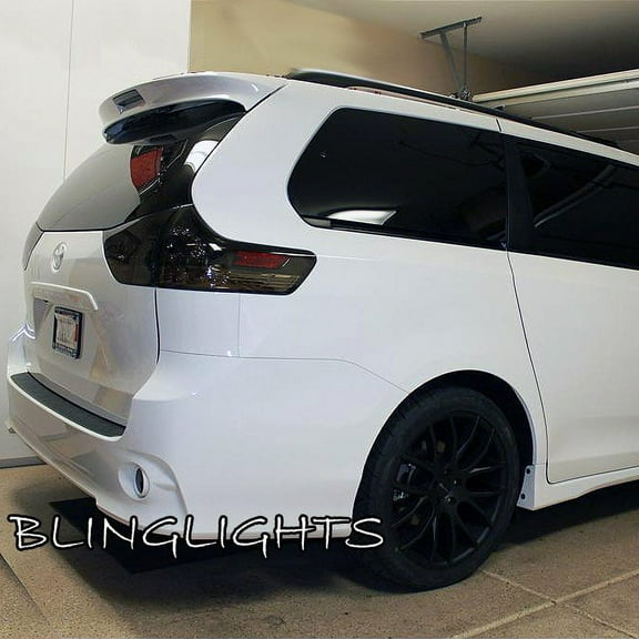 For Toyota Sienna Tinted Smoked Protection Film Overlays for Taillamps Taillights Tail Lamps Lights