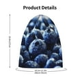 thumbnail image 4 of Honeii Blueberry Print Kids Knit Beanie Watch Hat ,Knit Cap for Boys and Girls, 4 of 7