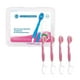 thumbnail image 2 of Juego de cepillos de dientes de viaje desechables 5 en 1 con pasta de dientes, hilo dental, palillo, raspador de lengua - Kit de cuidado bucal portátil para viajes y trabajo - No se requiere, 2 of 8