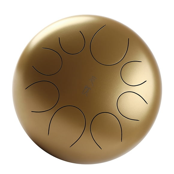 12 Inch Steel Tongue Drum Handpan Drum Hand Drum 8 Tones Percussion Instrument with Drum Mallets Carry Bag Note Sticks for Meditation Yoga Zazen Sound Healing