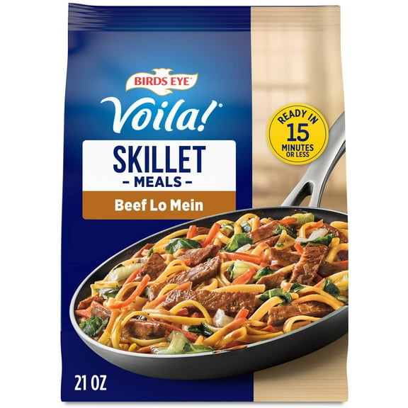 Birds Eye Voila! Beef Lo Mein Skillet Meals, Frozen Meal, 21 oz. Bag